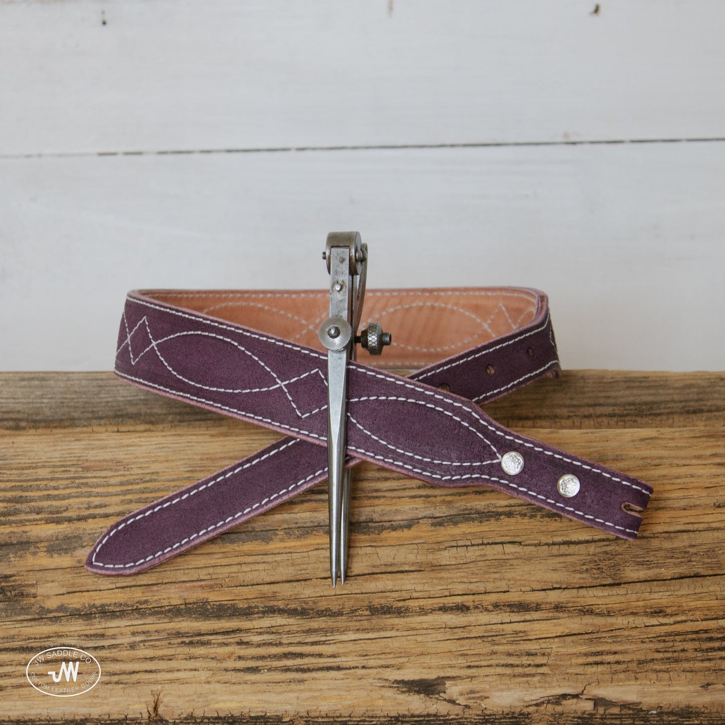 Rougout Purple Gunslinger Tapered Belt 28"