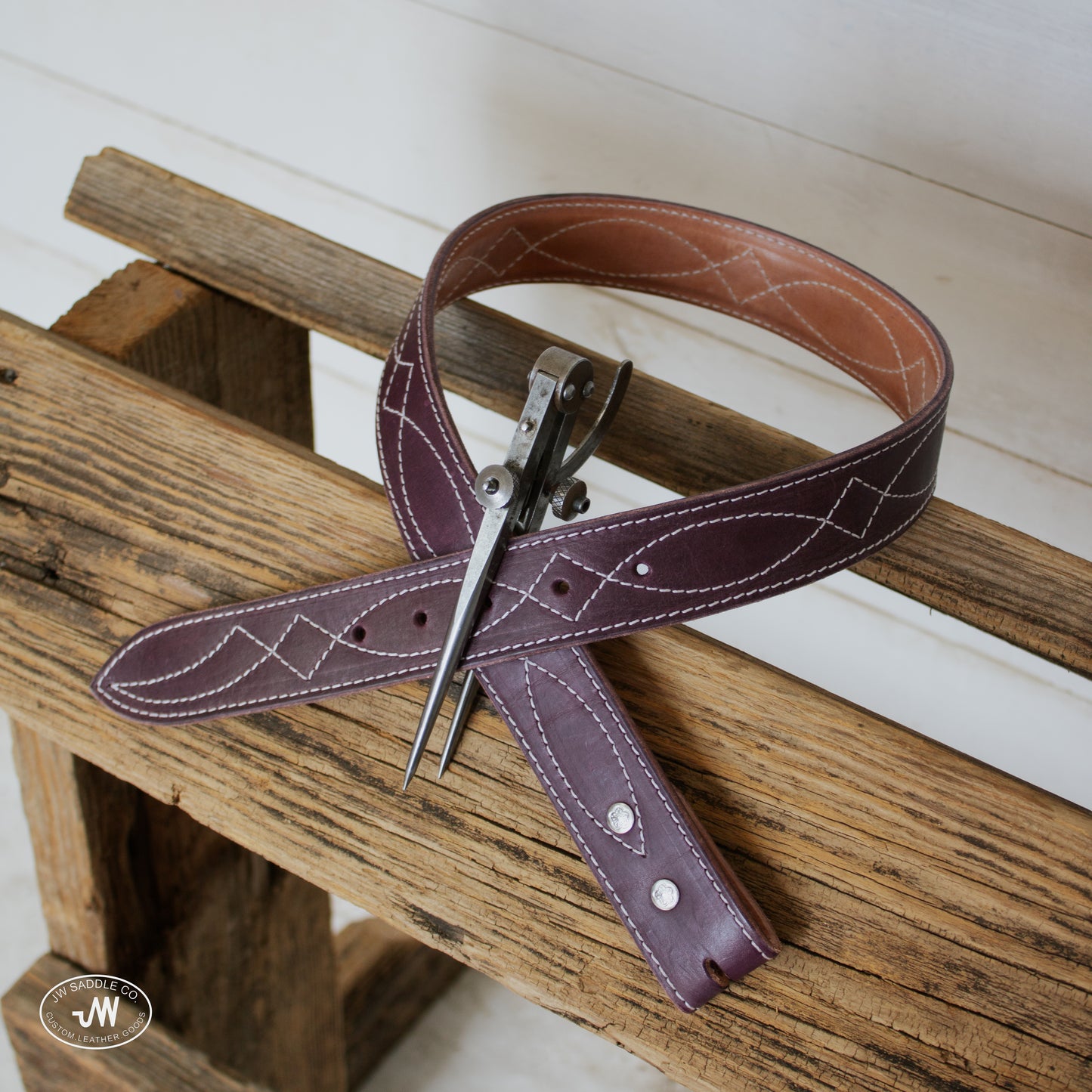 Purple Gunslinger Belt 30"