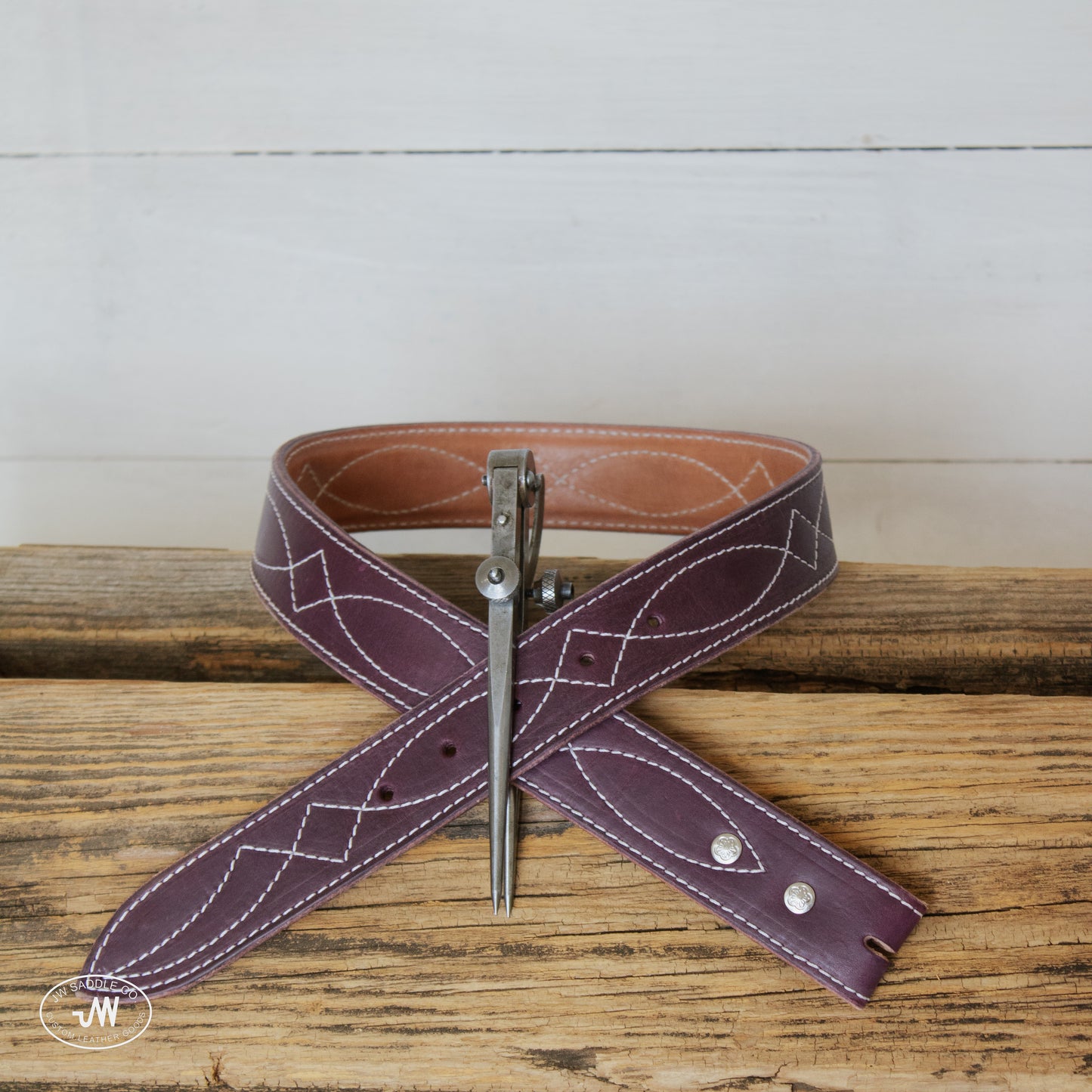 Purple Gunslinger Belt 30"