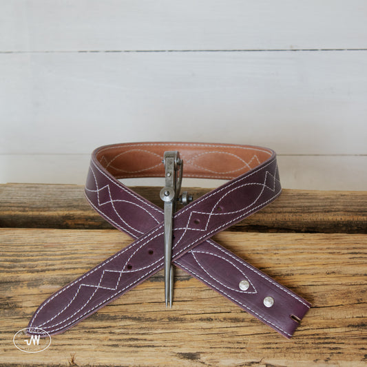 Purple Gunslinger Belt 30"