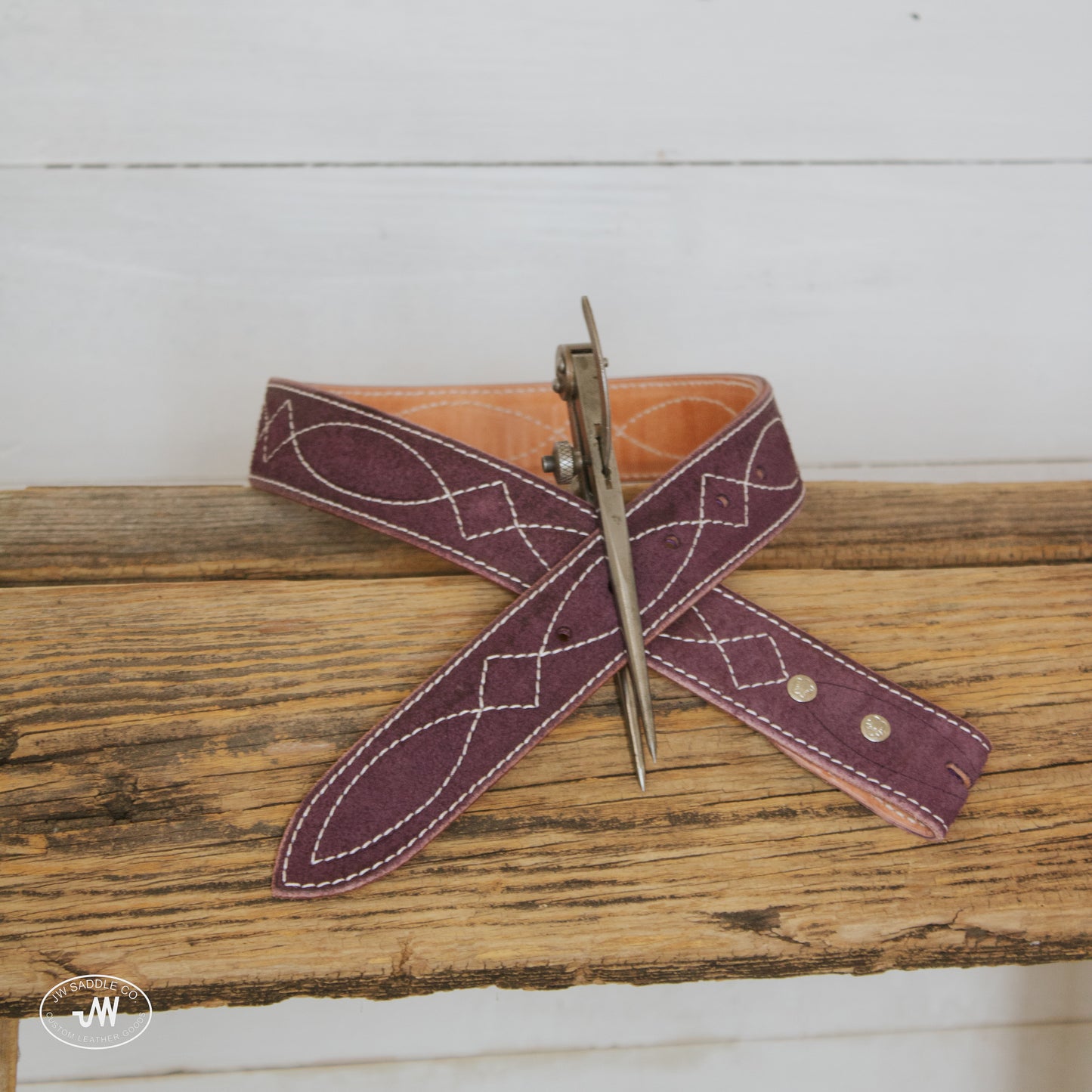 Rouhout Purple Gunslinger Belt 28"