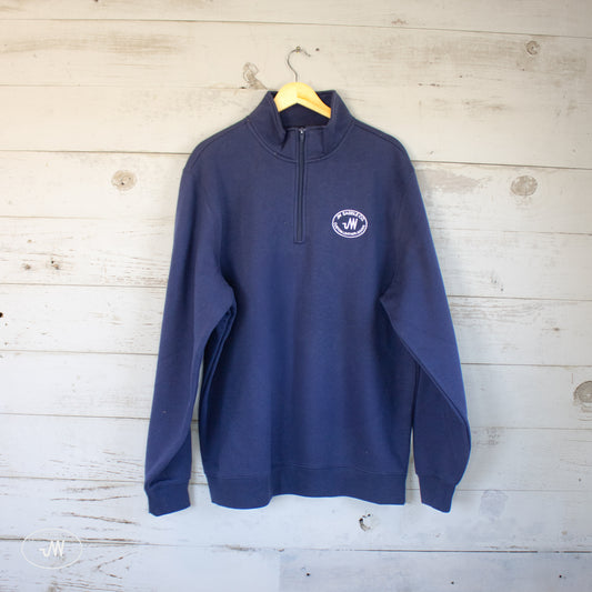 Navy Blue JW Quarter Zip Pullover