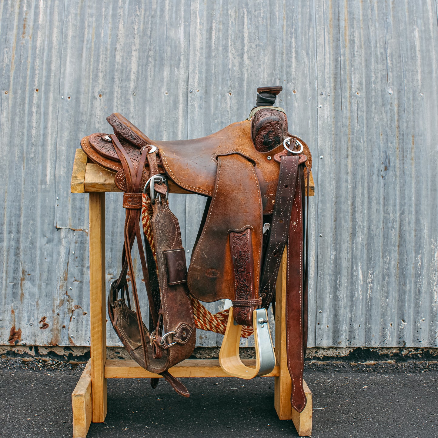 16.5" Whit Adkins Ranch Cutter Seat Rig