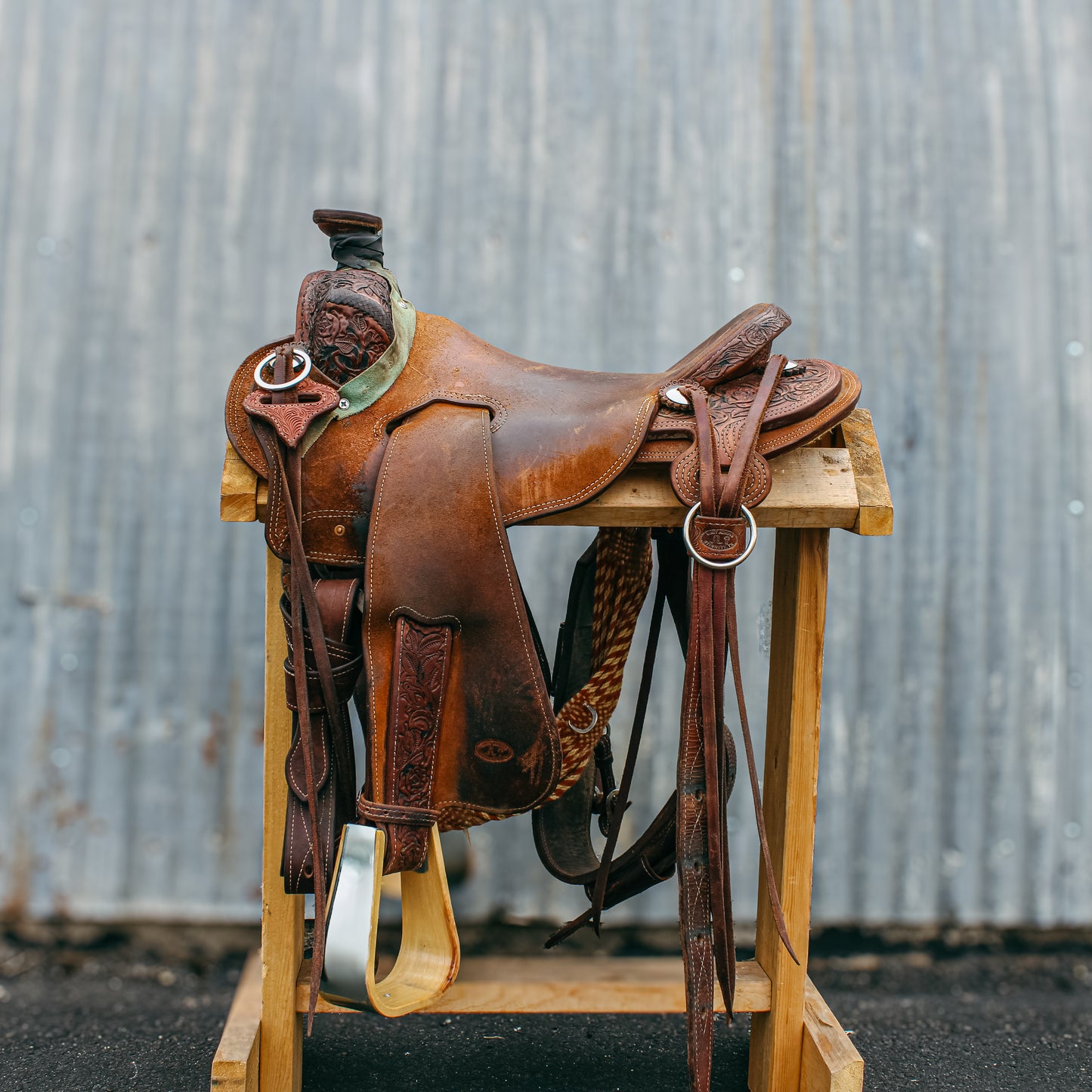 16.5" Whit Adkins Ranch Cutter Seat Rig